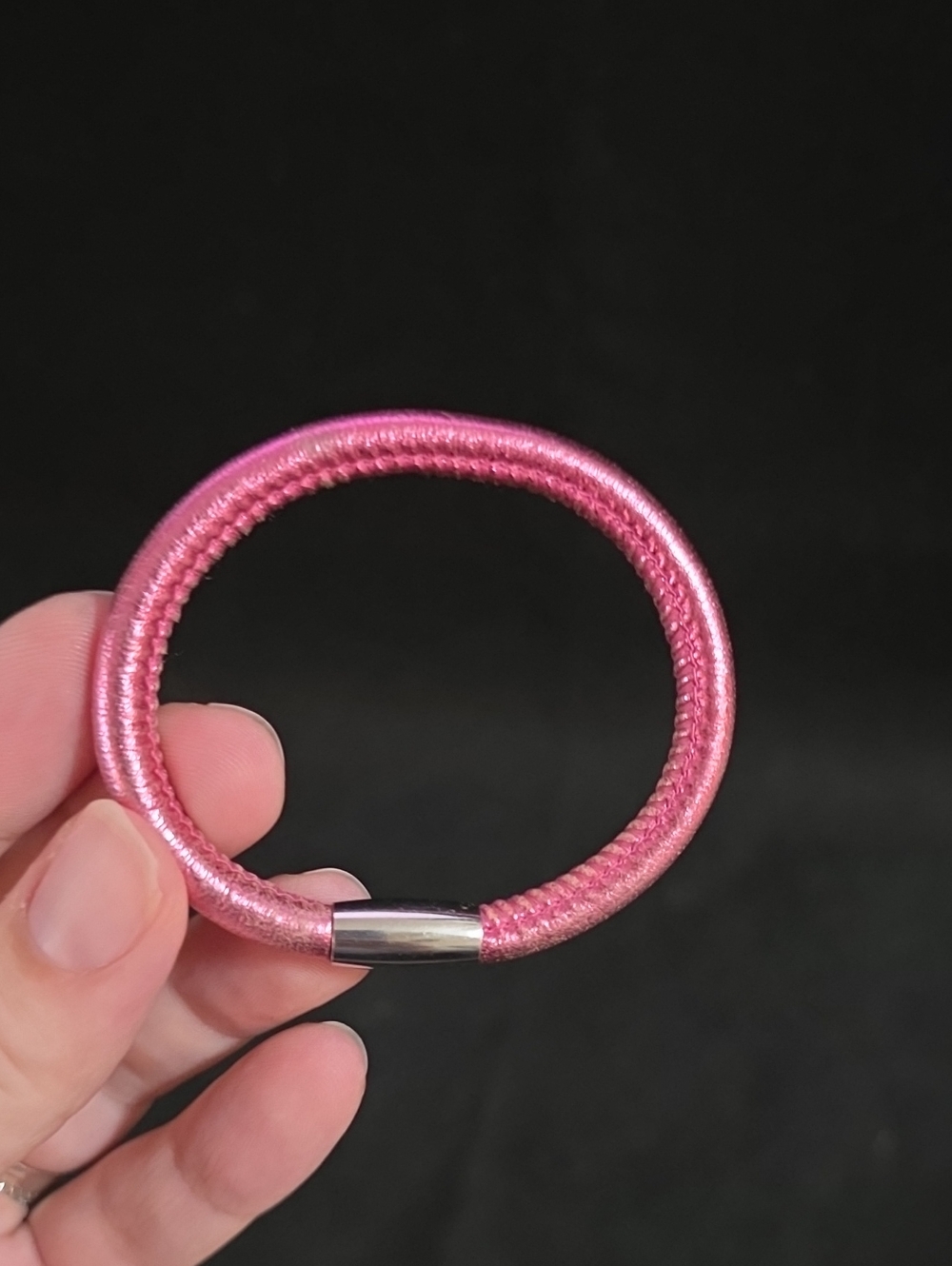 Brighton Metalic Pink Woodstock Bracler